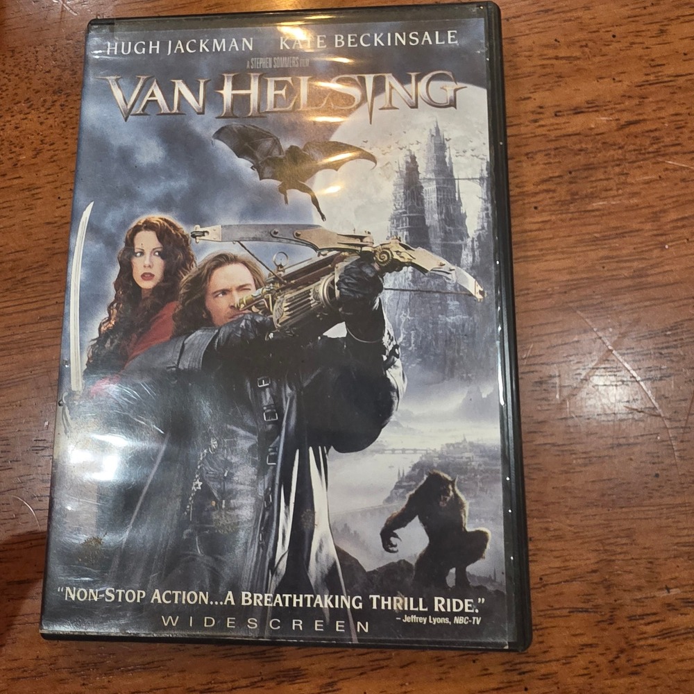 Universal Van Helsing DVD Widescreen Hugh Jackman Kate Beckinsale Excellent 2004